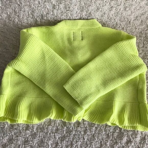 Tea collection cardigan color kiwi 9-12 months - Picture 3 of 6